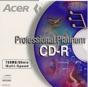 Professional Platium CD-R 80min�W���P�b�g